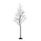 8ft. Pre-Lit Halloween Deluxe Black Twig Artificial Tree with 216 Orange & Purple LED Lights